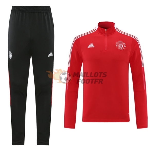 Training Top Manchester United 2021 2022 Rouge / Blanc