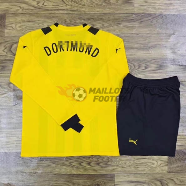 Maillot Kit Borussia Dortmund 2022 2023 Domicile Manches Longues
