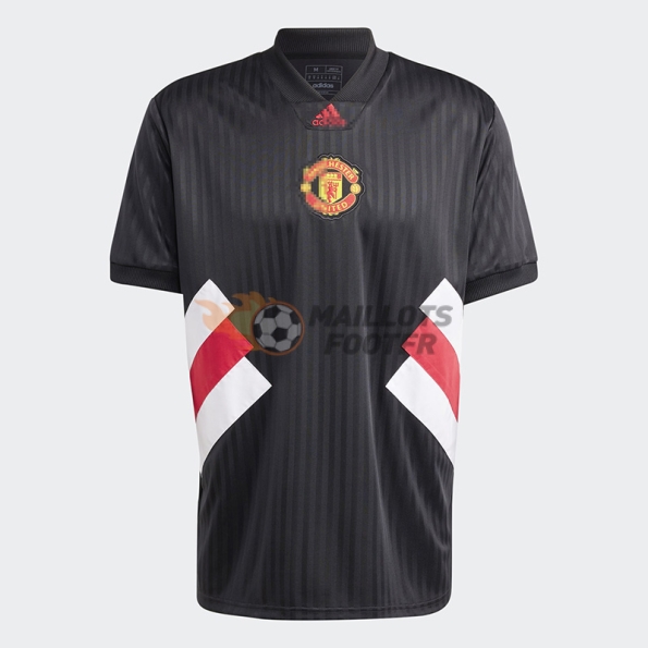 Maillot Manchester United 2023/2024 Noir/Blanc (PLAYER EDITION)
