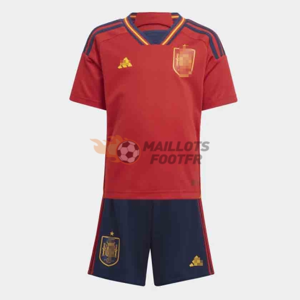 Maillot Kit Coupe du Monde Espagne 2022 Domicile Enfant