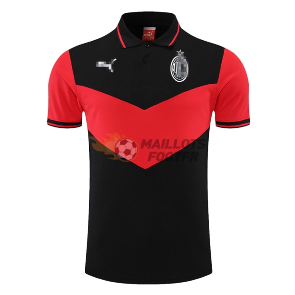 Polo AC Milan 2022 2023 Noir/Rouge
