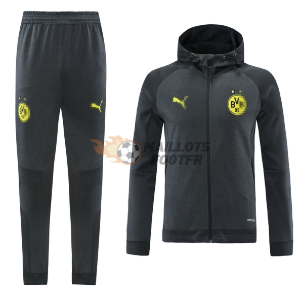 Veste Borussia Dortmund 2021 2022 Col Montant Gris