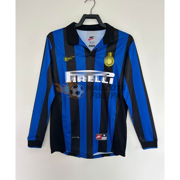 Maillot Inter Milan 98/99 Domicile Rétro Manche Longue