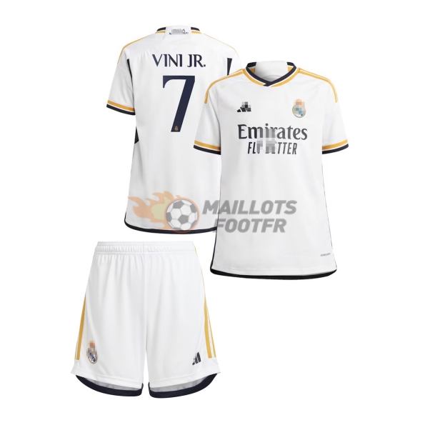 Maillot Kit Vini Jr. 7 Real Madrid 2023/2024 Domicile Enfant