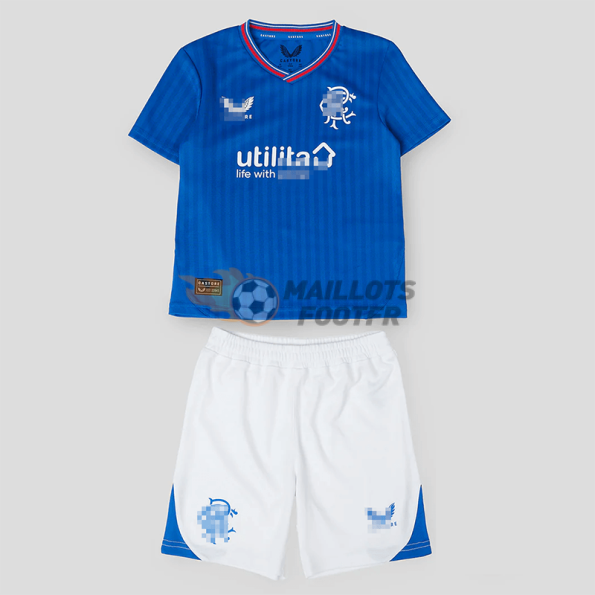 Ensemble Maillot Rangers FC 2023/2024 Domicile Enfant