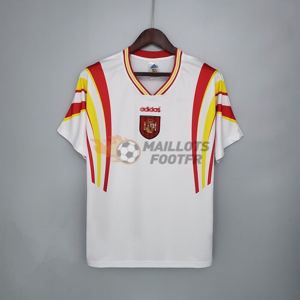 Maillot Espagne 1996 Extérieur Rétro