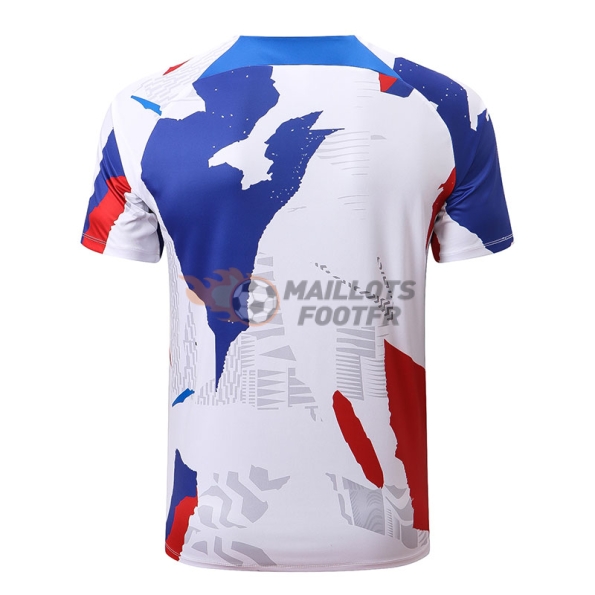 Maillot d'Entraînement France 2022 Blanc/Bleu/Rouge