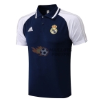Polo Real Madrid 2022 2023 Bleu Marine/Blanc