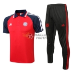 Ensemble Polo Bayern Munich 2022 2023 Rouge/Bleu Marine