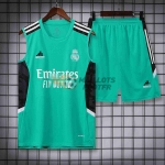 Maillot d'Entraînement Kit Real Madrid Sans Manches 2022/2023 Vert