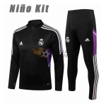 Training Top Kit Real Madrid 2022/2023 Enfant Noir/Violet