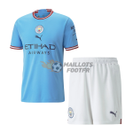 Maillot Kit Manchester City 2022/2023 Domicile Enfant