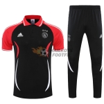 Ensemble Polo Ajax Amsterdam 2022 2023 Noir/Rouge