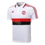 Polo Manchester United 2021 2022 Blanc / Rouge / Noir