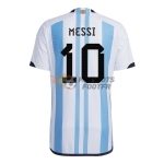 Maillot Messi 10 Argentine2022 Domicile 3 Etoiles (PLAYER EDITION)